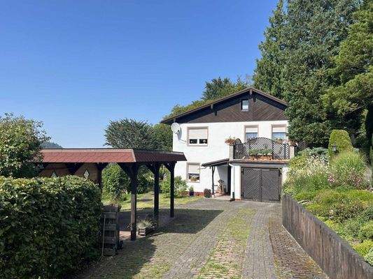 Die Zufahrt zum Haus