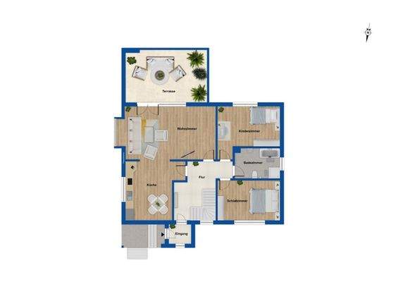 Grundriss - Erdgeschoss