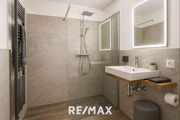 Wohnung - Badezimmer Visualisierung