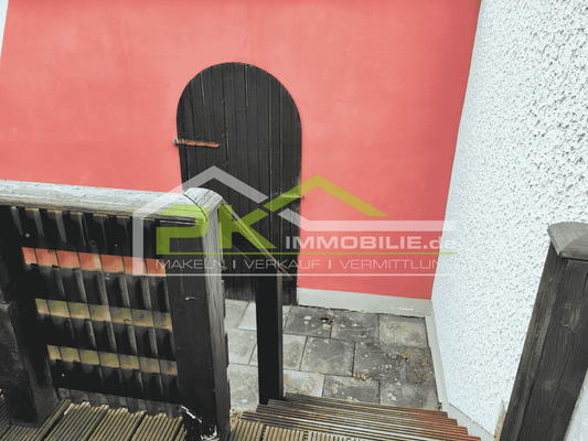 Gartenabgang von Terrasse