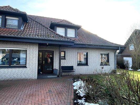 Blick zum Hauseingang