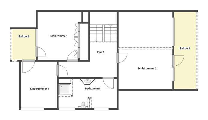 Grundriss Skizze 1.OG