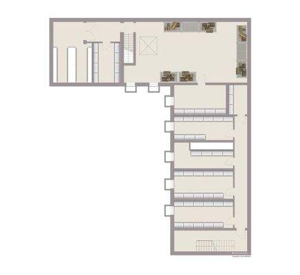 Grundriss Bürogebäude III KG