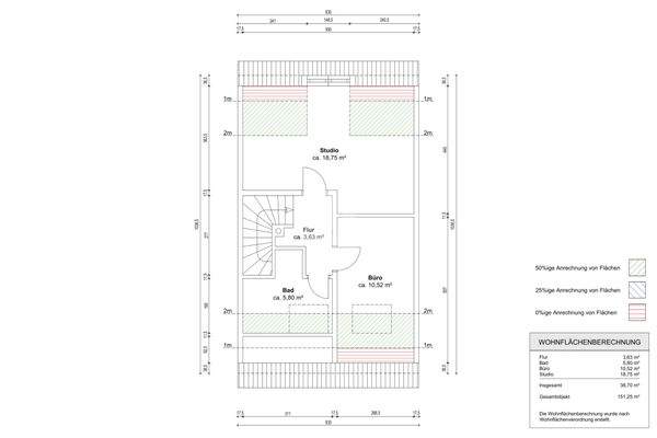 Grundriss Dachgeschoss