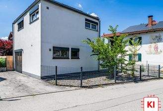 Ansicht Straßenseite, KI-gener