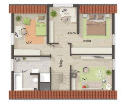 Grundriss Dachgeschoss