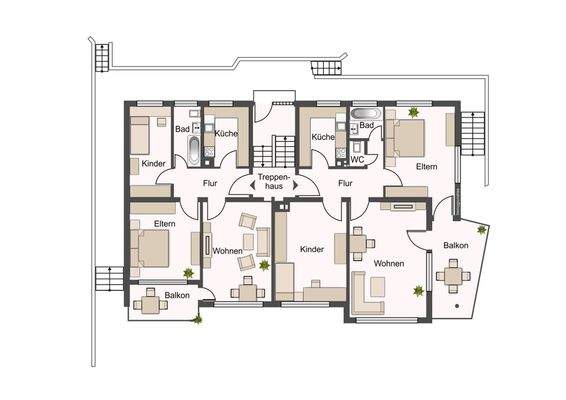 Grundriss Obergeschoss