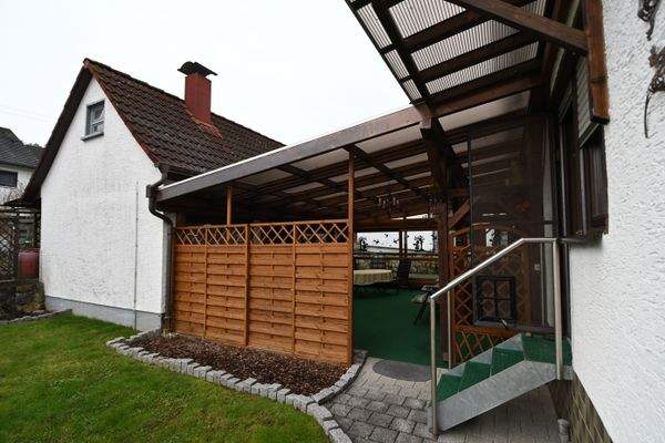 Außenbereich Überdachung