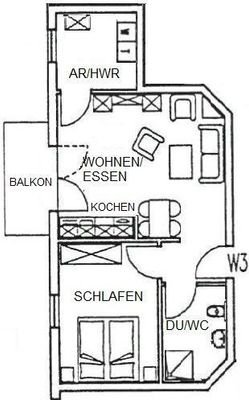 Grundriss W3