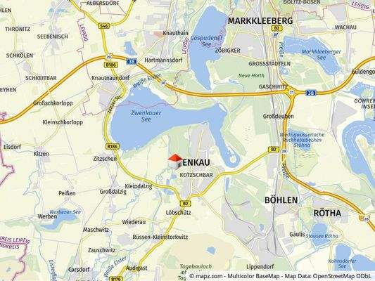 Geolyzer Kartenausschnitt