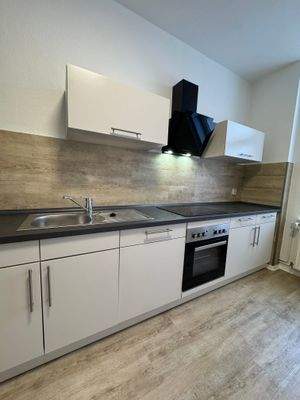 Küche mit Einbauküche