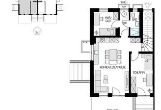 Wohnung 1 - Grundriss EG