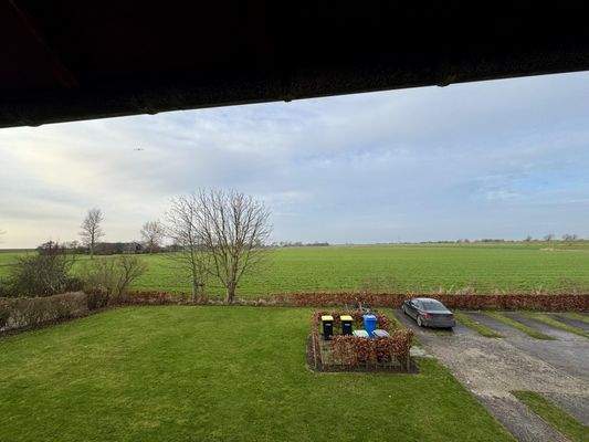 Blick vom Laubengang