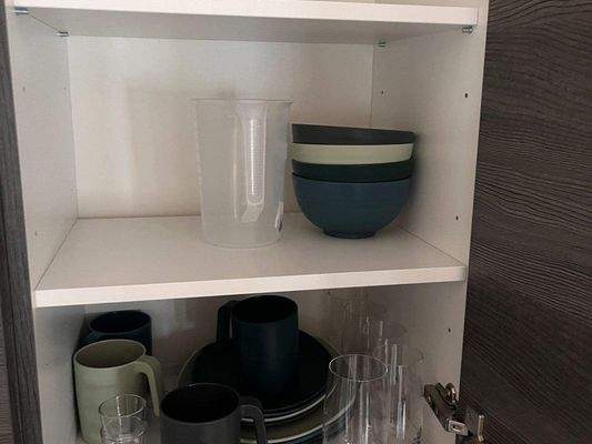 auch Gläser sind vorhanden