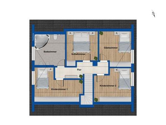 Grundriss Dachgeschoss