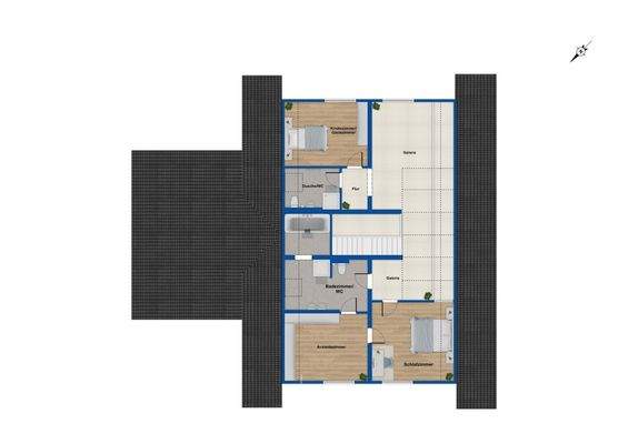 Grundriss Dachgeschoss
