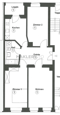 Grundriss WE01 EG links