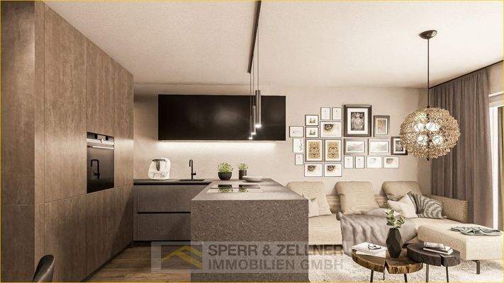 Illustration Wohn-/Essbereich