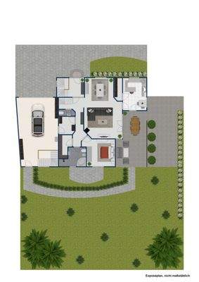 Haus mit Außenbereich