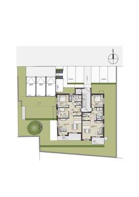 Hauseingan & Garagen