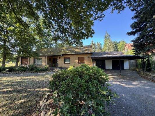 Ansicht von der Auffahrt