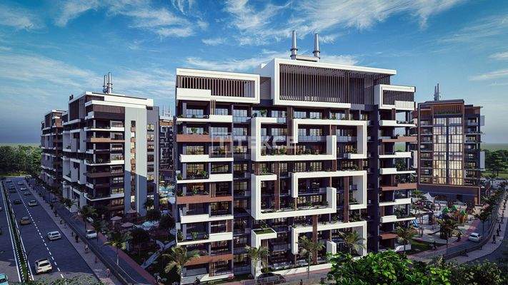 Flats in a Complex with Rich On-Site Facilities in Mersin