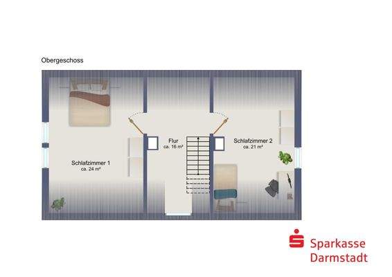 Grundriss Obergeschoss