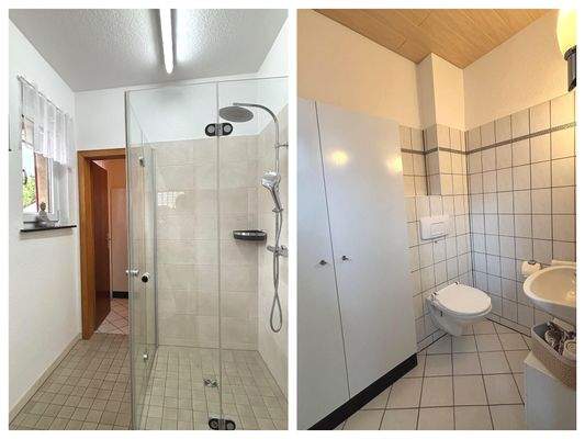 EG links - Dusche und WC