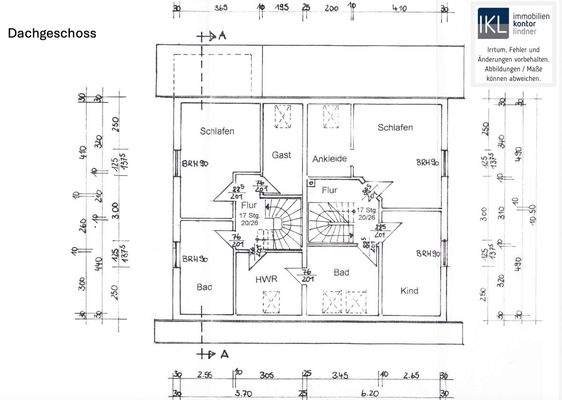 Grundriss DACHGESCHOSS