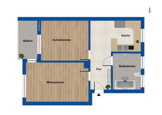 Grundrissvisualisierung