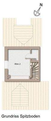 Grundriss Spitzboden