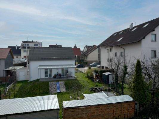 Aussicht Gartenbalkon