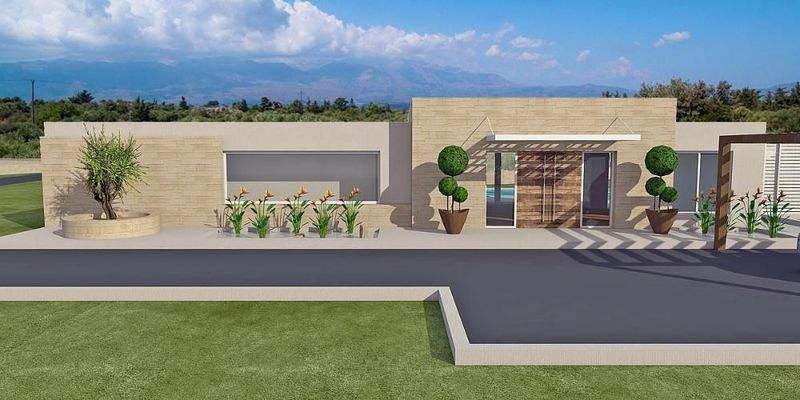 Kreta, Kefalas: NEUBAU! Gemütliche Villa unter den Olivenbäumen zu verkaufen