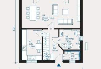 Grundriss Erdgeschoss