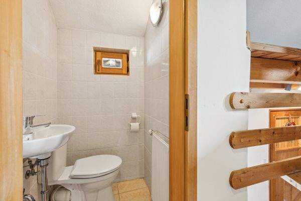 WC auf halber Treppe