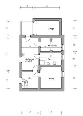 Grundriss Kellergeschoss