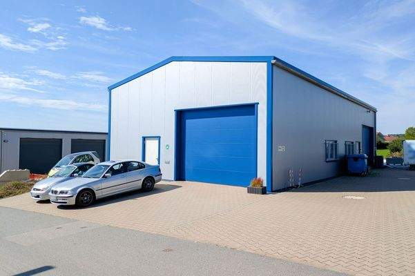 Ansicht-Werkhalle