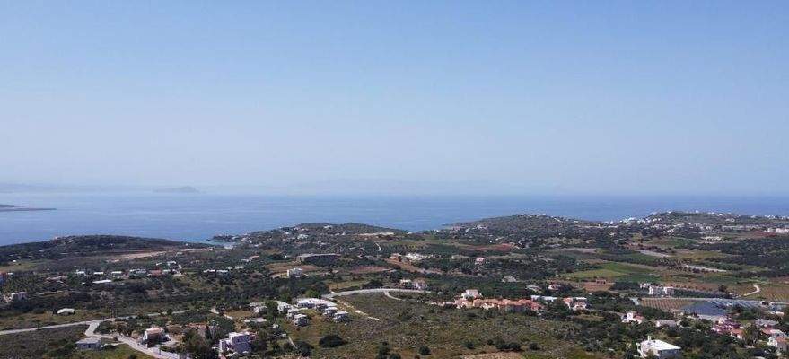 Kreta, Chorafakia Chania: Grundstück mit Meer- und Bergblick zum Verkauf