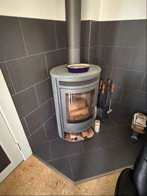 Kaminofen im Wohnzimmer