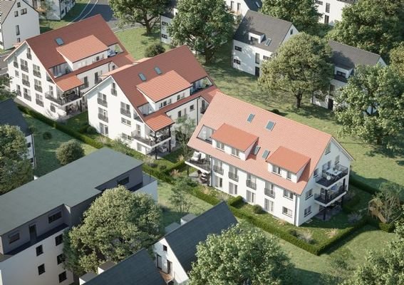 Süd-West-Ansicht - Vogelperspektive