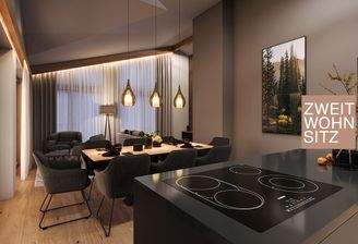 Das-Alpineo-Zweitwohnsitz-Penthouse-Wohnküche