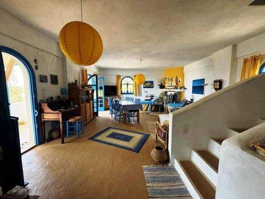 Südostkreta, Koutsounari: Haus auf zwei Ebenen mit herrlichem Meerblick zu verkaufen