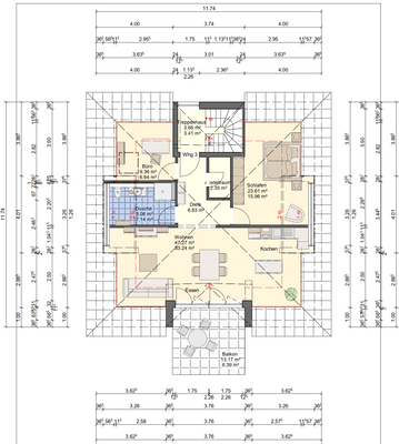 Grundriss Dachgeschoss