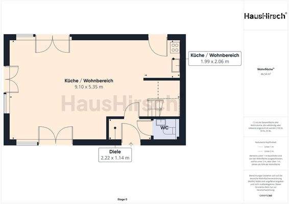 Grundriss EG Vorderhaus