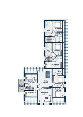 GRUNDRISS | OBERGESCHOSS