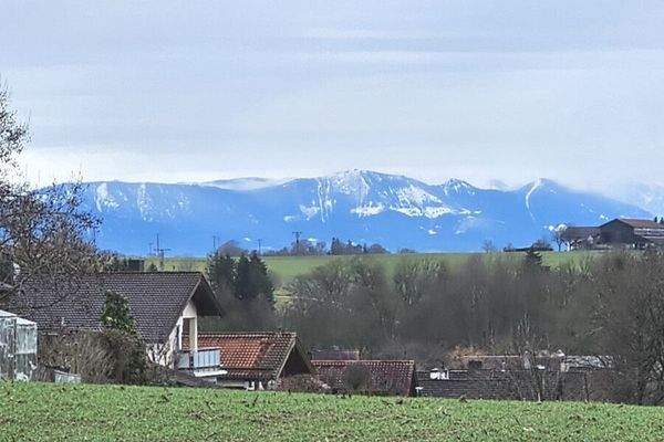 Blick aus der Wohnung