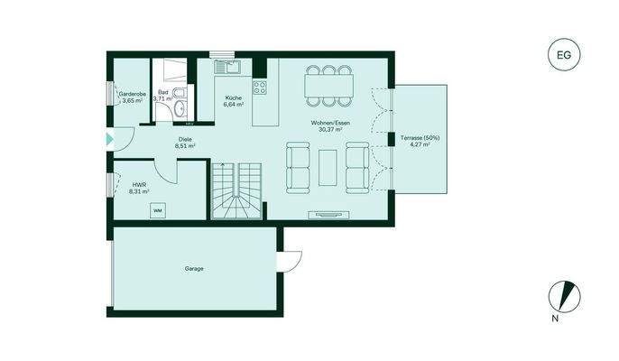 Grundriss Erdgeschoss