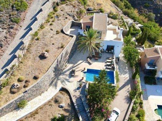 Kreta, Mochlos: Atemberaubende Villa mit Meerblick zu verkaufen