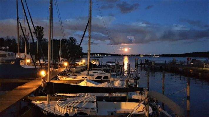 Abendstimmung Kladower Hafen