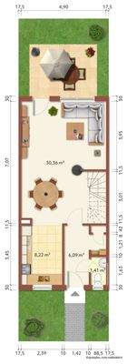 Einrichtungsvorschlag Erdgeschoss